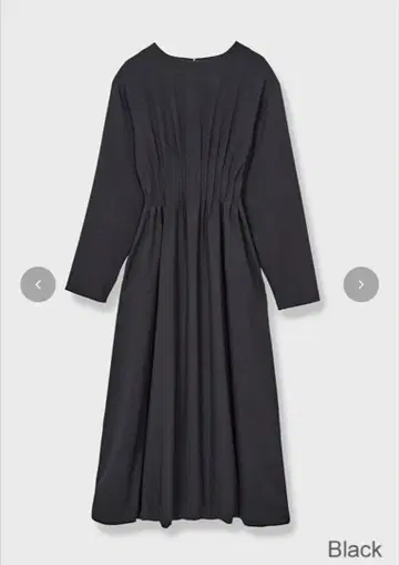 iNtimite Waist Tuck Dress black 원피스