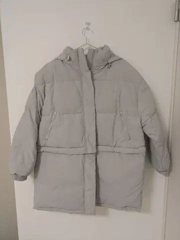 BEAMS HEAT 다운 자켓 그레이 2way