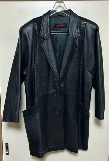 [ 쇼와 레트로! 새상품급! ] 천연 가죽 코트 M 사이즈