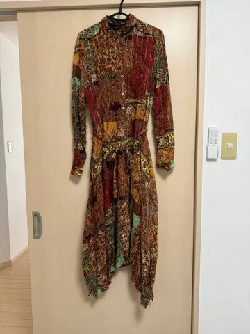 Desigual 다색 패턴 셔츠 원피스 S 사이즈