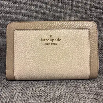 kate spade 접이식 지갑 베이지/크림