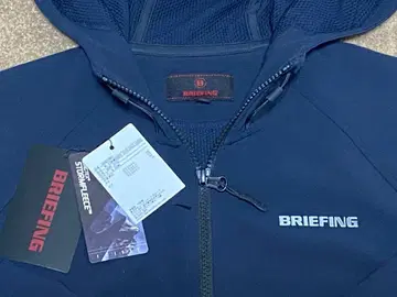 시착만 한 BRIEFING 네이비 풀 집업 후드티 M 사이즈 스트레치