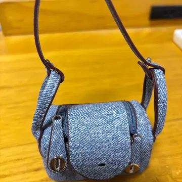 데님풍 미니 숄더백