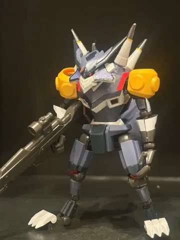 프라모델 LBX 헌터 골판지 전기 클리닝 완료 건담 프라모델 정크