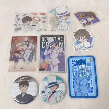 명탐정 코난 쿠도 신이치 괴도 키드 9점 세트 굿즈 묶음 판매