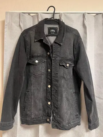 ZARA 블랙 데님 자켓