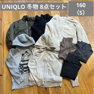 UNIQLO 겨울 상품 8종 세트 160 S 보아 후드티 플리스 하이넥