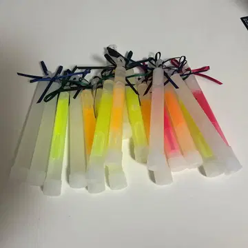 형광 응원봉 세트 일회용 랜덤 컬러 17개