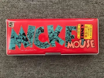 선스타 매틱 필통 얇은 타입 단면 미키 레트로