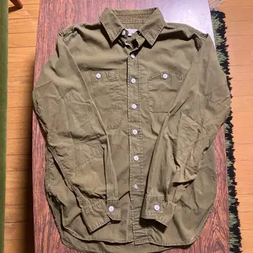엔지니어드 가먼츠 워크 셔츠 카키 S 사이즈