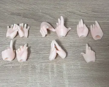 인형용 핸드 부품 MDD 딜러님 제작 세미 화이트
