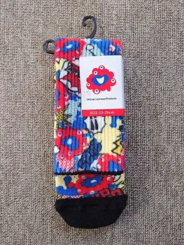 오사카 간사이 만박 미야쿠미야쿠 프린트 삭스 양말 새상품