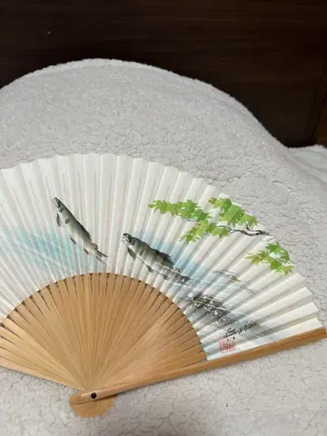 그림이 들어간 접이식 부채