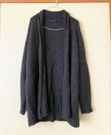 23구 부드러운 양모 알파카 혼방 숄카라 가디건 3L 사이즈 44