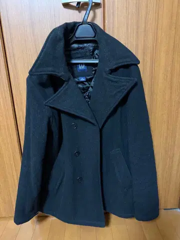 GAP 울 피코트 블랙