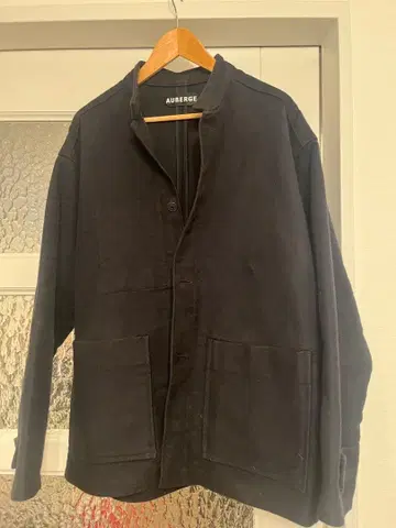 AUBERGE 저먼 몰스킨 스탠드 카라 자켓