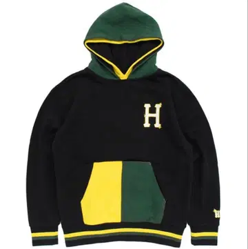 HUF 하프 후드티 20주년 기념 빅 로고 더블 후드 후디 XL