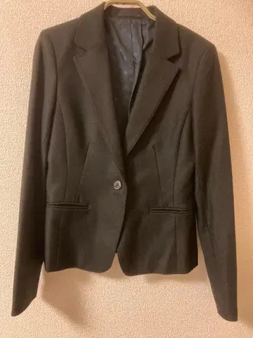 COMME CA DU MODE 블랙 울 테일러드 자켓