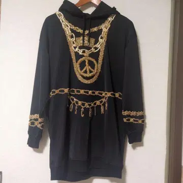 H&M MOSCHINO 콜라보 후드티 원피스