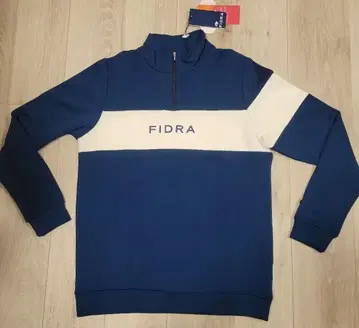 FIDRA 피드라 골프 하프 지퍼 셔츠 네이비 블루 속기모