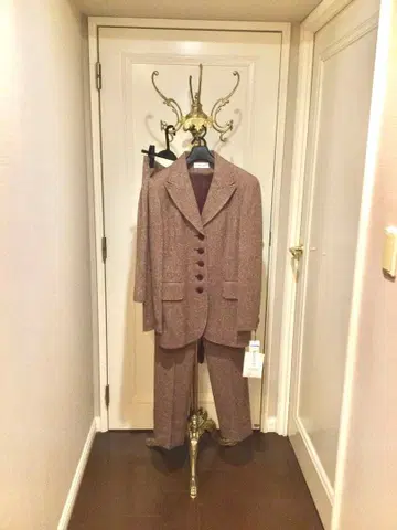 GEORGES RECH 조르주 레슈 브라운 울 혼방 수트
