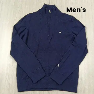 [ 새상품급 ] J.LINDEBERG 남성용 하프 지퍼 스웨터 L