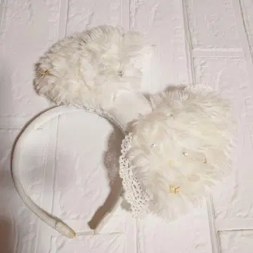 BABY 퍼 리본 머리띠