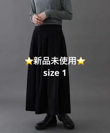 FORK&SPOON 코듀로이 스커트 charcoal 1