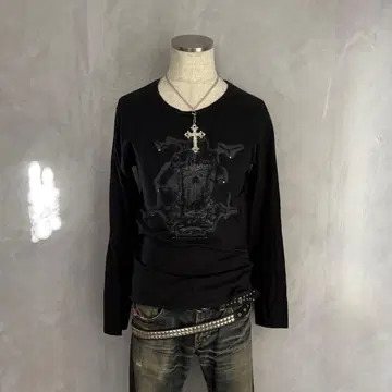 y2k 그런지 십자가 라메 시크 스타일 펑크 락 헤이세이 갸루