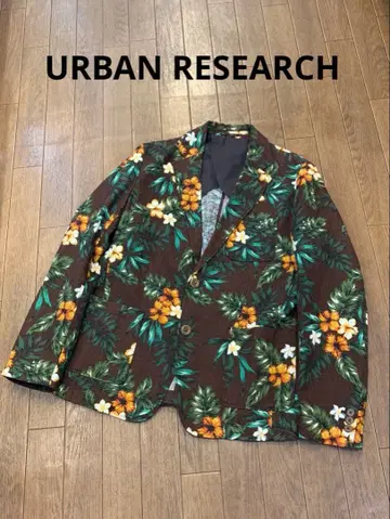 URBAN RESEARCH 어반 리서치 꽃무늬 보태니컬 무늬 자켓
