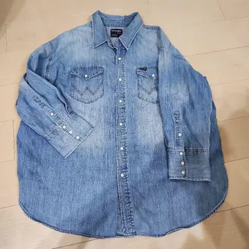 Wrangler for SHIPS 데님 셔츠 긴팔 프리 사이즈