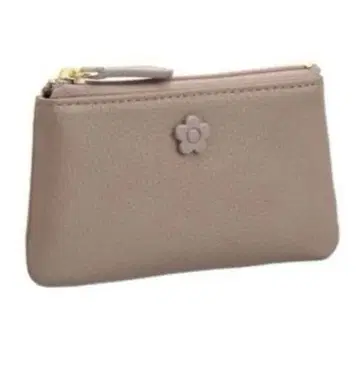 [ 천연 가죽 ] 마리콴트 페인팅 데이지 멀티 코인 케이스