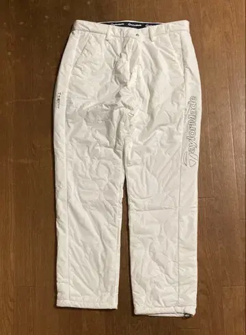 TaylorMade 퀼팅 팬츠 화이트
