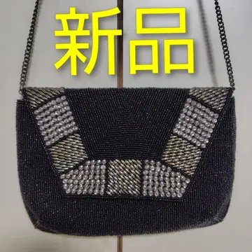 [새상품] 비즈 클러치백 체인 탈부착 가능 사루자 에키 스포츠