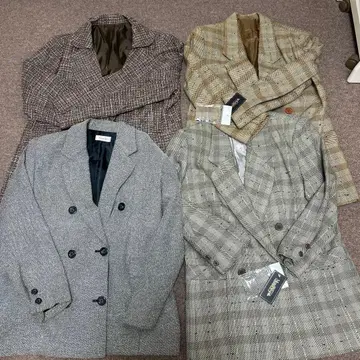 자켓 4종 세트 빅 사이즈 있음 / 프리 사이즈 포함, 낱개 판매 불가