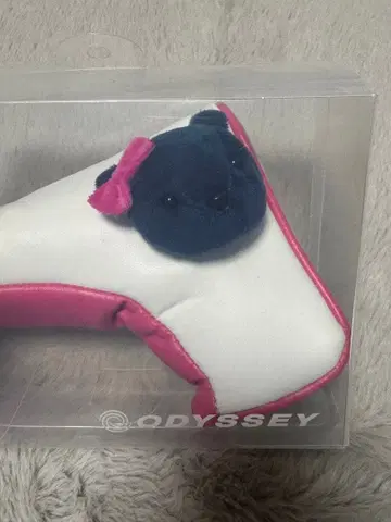 새상품 오딧세이 ODYSSEY 퍼터용 골프헤드커버 네이비 핑크