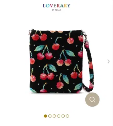 [ 미사용 새상품 ] LOVERARY 체리 도트 숄더백
