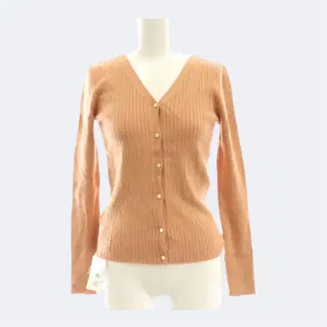 택 포함 새상품 나노 유니버스 오렌지 V넥 가디건 긴팔