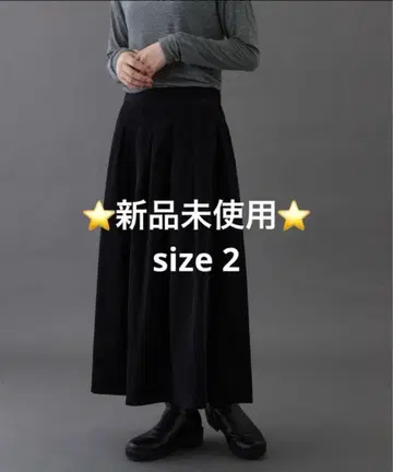 FORK&SPOON 코듀로이 스커트 charcoal