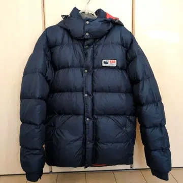 [ 미사용 새상품급 ] RAB 다운 자켓 네이비/오렌지 M 사이즈