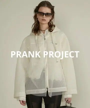 PRANK PROJECT 튤 레이어드 후드티