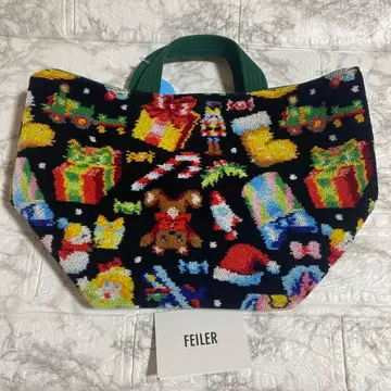 미사용 페이 산타즈커밍 토트백