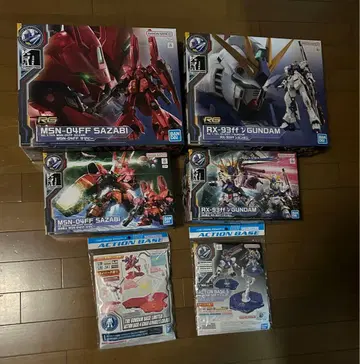 RX-93ff V 건담 MSN-04FF 사자비 액션 베이스