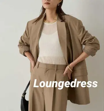 [택 포함 새상품] Loungedress 라운지 드레스 TR 자켓 베이지