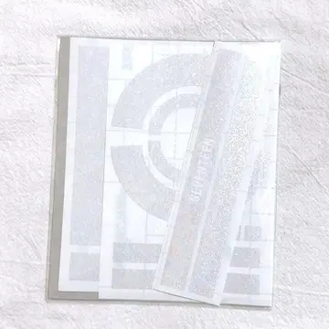 세븐틴 응원봉 스티커