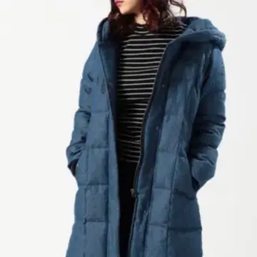 AVIREX TYPEBLUE 데님 다운 코트