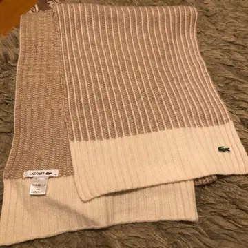 LACOSTE 울 머플러 털실 뜨개질