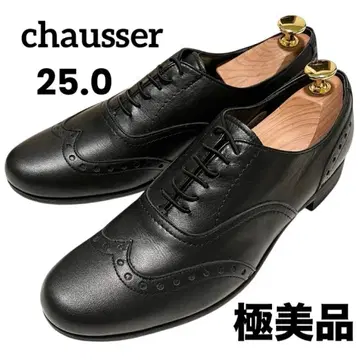 [ 새상품 동등품 ] 쇼세 트래블 슈즈 윙팁 비브람 블랙