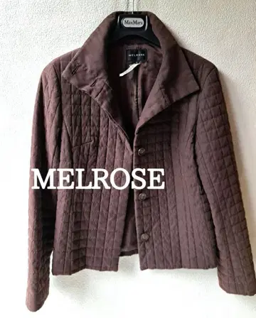MELROSE 브라운 퀼팅 자켓