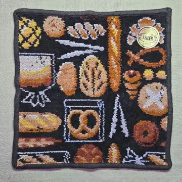 페이러 손수건 베이커리 블랙